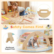 Load image into Gallery viewer, Foldable Climbing Toys with Arch and Climber for Toddlers

