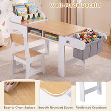 Load image into Gallery viewer, Toddler Craft Desk and Chair, Children Activity Furniture
