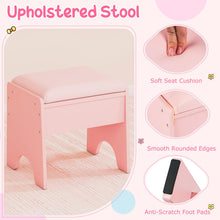 Load image into Gallery viewer, Make Up Pretend Dresser Desk Chair Set for Playroom Kids Room
