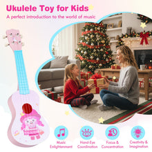 Load image into Gallery viewer, Toddler Ukulele with 4 Nylon Strings and 12 Frets
