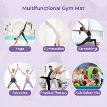 Load image into Gallery viewer, Gymnastics Mat Tri-Fold Thick Tumbling Mat with Hook and Loop Fasteners
