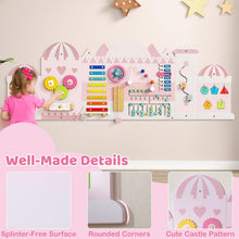 Load image into Gallery viewer, Activity Wall Busy Board Panels 11 in 1 Wooden Sensory Wall Toy

