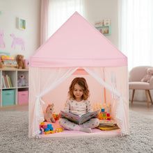 Load image into Gallery viewer, Children's Wooden Frame Playhouse Tent with Mat
