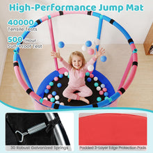 Load image into Gallery viewer, 5FT Kids Trampoline, 6 in 1 Toddler Trampolines
