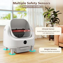 Load image into Gallery viewer, Self-Cleaning Cat Litter Box, Open-Top Electric Automatic Cat Toilet with APP Control
