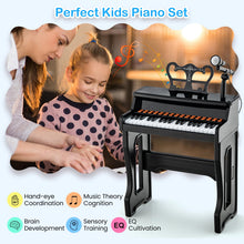 Load image into Gallery viewer, 37-Key Electronic Piano Keyboard with Adjustable Microphone
