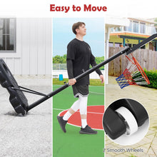 Load image into Gallery viewer, 3.3-7 FT Height Adjustable Portable Basketball Goal with Shatterproof Backboard
