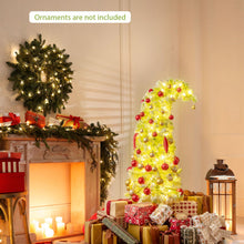 Load image into Gallery viewer, Whimsical Christmas Tree with Branch Tips and Warm White LED Lights
