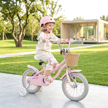 Load image into Gallery viewer, Kids Bike, Children's Training Bicycle | Toddler Bike with Detachable Training Wheels, Basket
