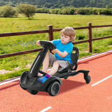 Load image into Gallery viewer, 6V Kids Ride On Car, Electric Go Kart with Adjustable Seat &amp; Speeds, 360¡ã Spin Wheels, Horn, Sounds and Safety Belt
