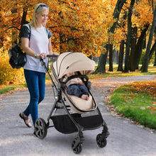 Load image into Gallery viewer, Baby Stroller, Foldable Toddler Pushchair with Adjustable Backrest/Canopy/Handle and Storage Bag
