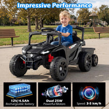 Load image into Gallery viewer, 12V Battery Powered Ride On Kids Tractor with Detachable Trailer
