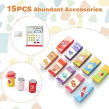 Load image into Gallery viewer, Kids Supermarket Playset with Cash Register for Children Ages 3+

