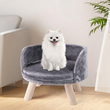 Load image into Gallery viewer, Pet Bed Sofa Wooden Couch with Removable and Washable Cushion
