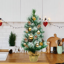Load image into Gallery viewer, 2FT Artificial Mini Tabletop Christmas Tree with Base
