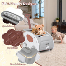 Load image into Gallery viewer, 2 in 1 Toddler Toy Cart with Parent Handle

