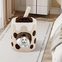 Load image into Gallery viewer, 67cm Cat Tree, Boba Cute Cats Condo with Scratching Post, Dangling Ball and Soft Cushion

