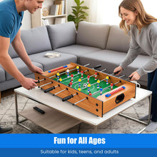 Load image into Gallery viewer, 2 In 1 Multi Game Table Compact Tabletop Foosball Table and Hockey Game
