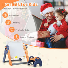 Load image into Gallery viewer, 6 in 1 Foldable Toddler Activity Table and Chair Set with Reversible Tabletop
