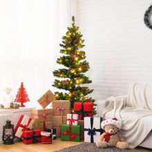 Load image into Gallery viewer, 150 CM Pre-Lit Artificial Christmas Tree Spiral Holiday Tree with 448 Branch Tips
