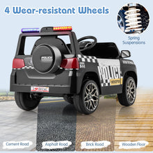 Load image into Gallery viewer, Kids Ride on Police Car, 12V Battery Powered Car with Remote Control
