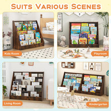 Load image into Gallery viewer, 5-Tier Children Bookshelf with Deep Compartments
