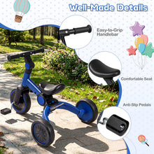 Load image into Gallery viewer, 5-In-1 Toddler Bike Kids Balance Bike with Removable Pedals
