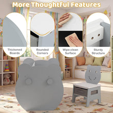 Load image into Gallery viewer, Toddler Table and Chair Set, 3 in 1 Activity Table with Reversible Whiteboard &amp; Chalkboard
