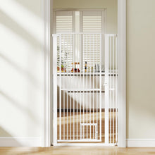 Load image into Gallery viewer, Extra Tall Pet Gate Heavy-Duty Metal Cat Gate with Wide Opening
