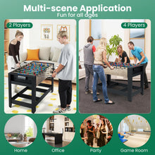 Load image into Gallery viewer, 2-in-1 Swivel Multi Game Table 122 cm Foosball and Pool Combo Table
