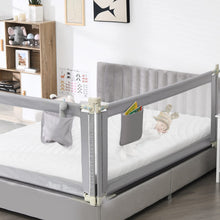 Load image into Gallery viewer, 196cm Height Adjustable Bed Rail with Double Safety Lock for Toddlers
