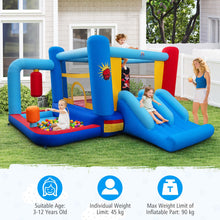 Load image into Gallery viewer, Kids Bouncy Castle, Inflatable Bounce House with Slide
