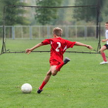 Load image into Gallery viewer, 12 x 6FT Portable Soccer Trainer Equipment with Carrying Bag
