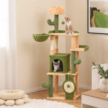 Load image into Gallery viewer, Cat Tree, 160cm Multi-Level Tall Cat Tower with Sisal Scratching Posts &amp; Board
