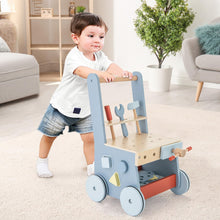 Load image into Gallery viewer, 2-in-1 Toddler First Step Activity Interactive Push Along Toy with Smooth Handle
