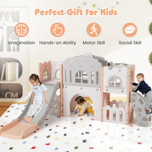 Load image into Gallery viewer, All in 1 Toddler Slide Playset Freestanding Kids Slide with Tunnel
