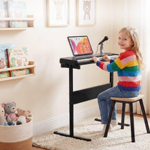 Load image into Gallery viewer, 61 Keys Kids Piano Keyboard with Adjustable Stand for Aged 3+ Years Old
