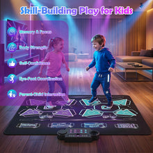 Load image into Gallery viewer, Kids Dance Mat, Electronic Play Mat with 4 Game Modes, 3 LED Speeds
