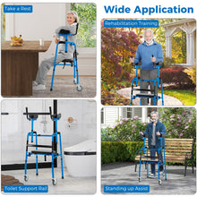 Load image into Gallery viewer, Walking Frame, Folding Standard Walker with Wheels

