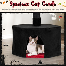 Load image into Gallery viewer, Floor to Ceiling Cat Tree, 5 Tier Tall Cat Tower with 245-300cm Adjustable Height
