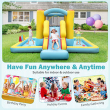 Load image into Gallery viewer, 7 in 1 Kids Bouncy Castle with Slide&amp; Climbing Wall
