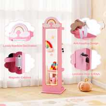 Load image into Gallery viewer, Kids Jewelry Cabinet Standing Children Jewelry Organizer
