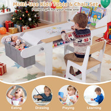 Load image into Gallery viewer, Toddler Craft Desk and Chair, Children Activity Furniture
