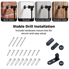 Load image into Gallery viewer, 3 Panel Foldable Pet Gate, Pressure Baby Gate with One-hand Opening
