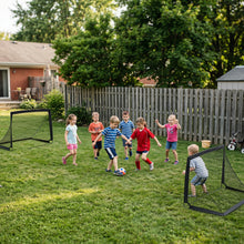 Load image into Gallery viewer, Portable Football Goals Set of 2, 4 x 3 ft Pop Up Soccer Nets
