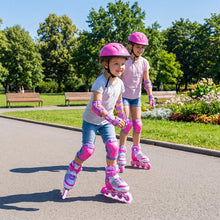 Load image into Gallery viewer, Kids Inline Skates for Boys &amp; Girls, 4 Sizes Adjustable Blades Roller Skates

