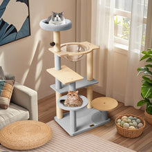 Load image into Gallery viewer, Cat Tree, Multi-Level Cat Tower with Sisal Scratching Posts
