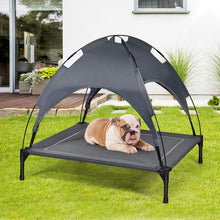 Load image into Gallery viewer, Elevated Dog Bed with Removable Canopy

