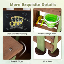 Load image into Gallery viewer, Fir Wood Barnyard Pretend Toy with Raised Planter Box
