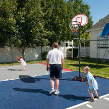 Load image into Gallery viewer, Portable 5.4FT-7FT Adjustable Basketball Backboard Hoop Net System
